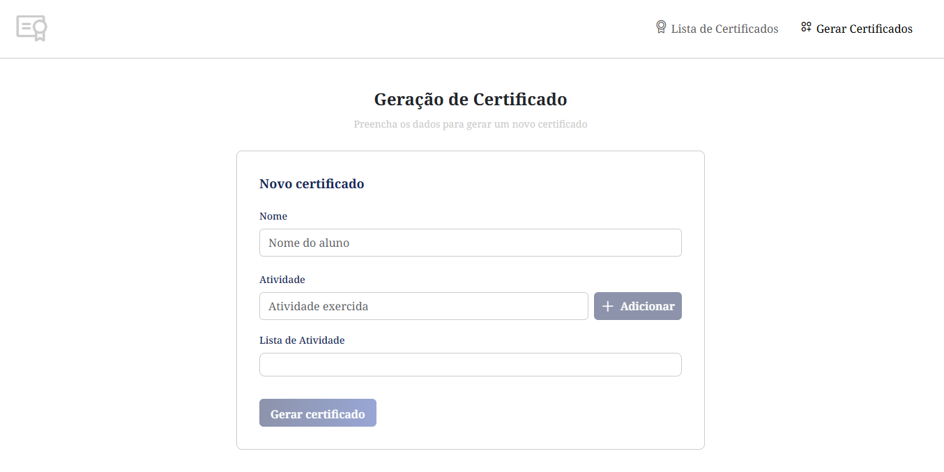 Projeto Angular